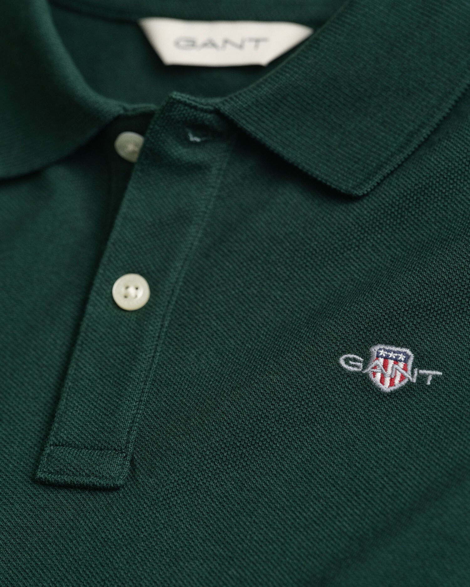 Kids Shield långärmad pikétröja