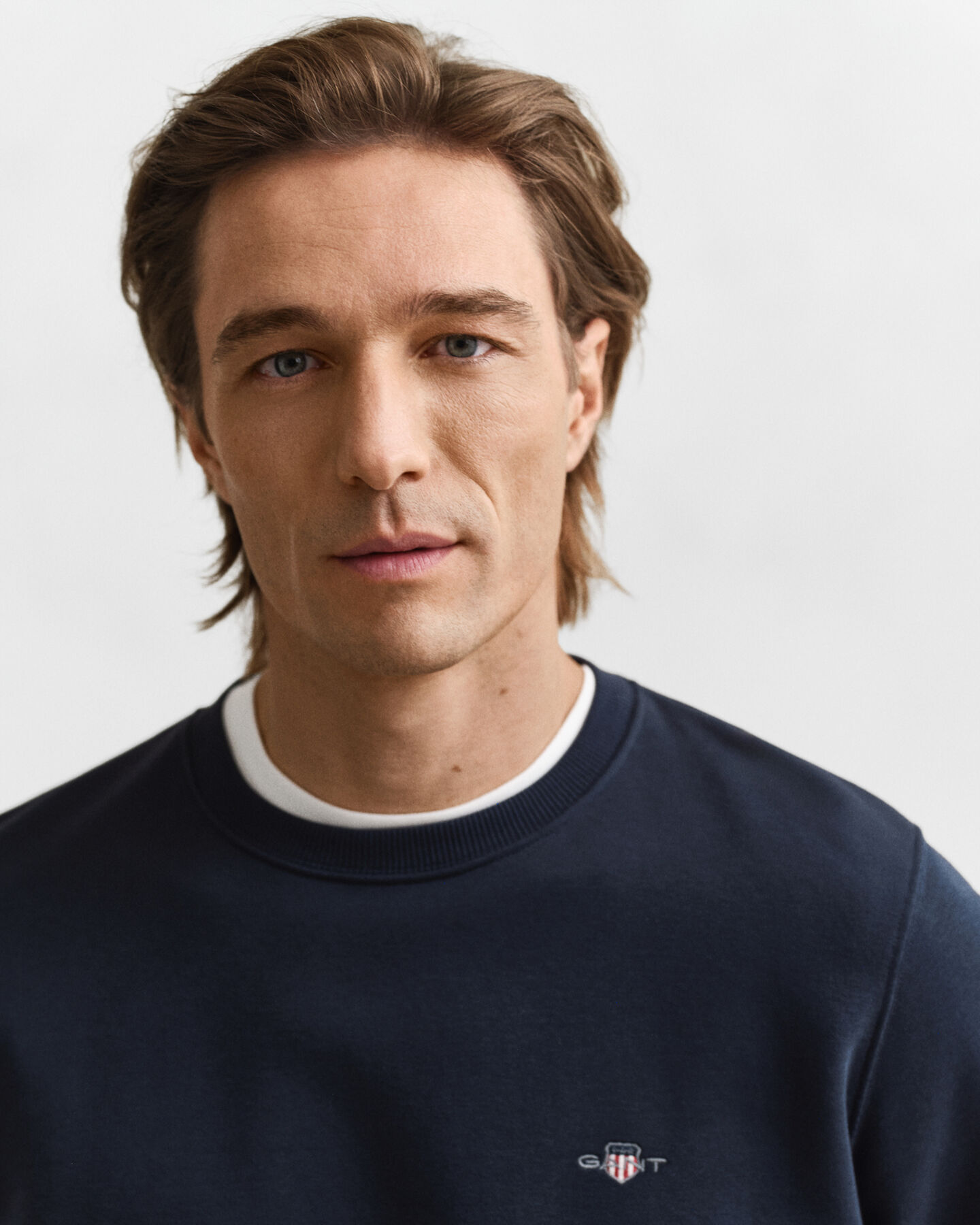 Shield sweatshirt med rund hals