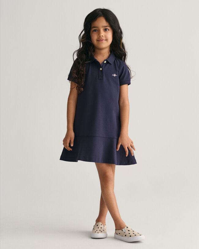 Girls kort&auml;rmad volangkl&auml;nning