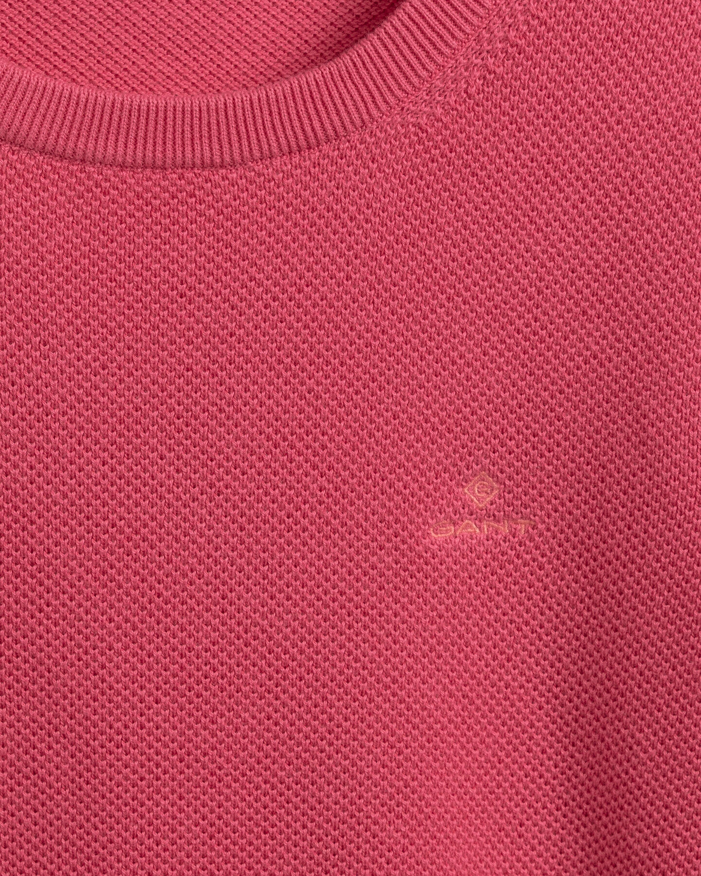 Crew neck tr&ouml;ja i bomullspik&eacute;