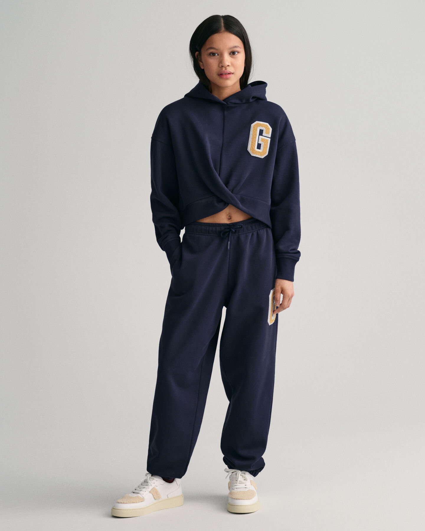 Teen Girls tvinnad hoodie