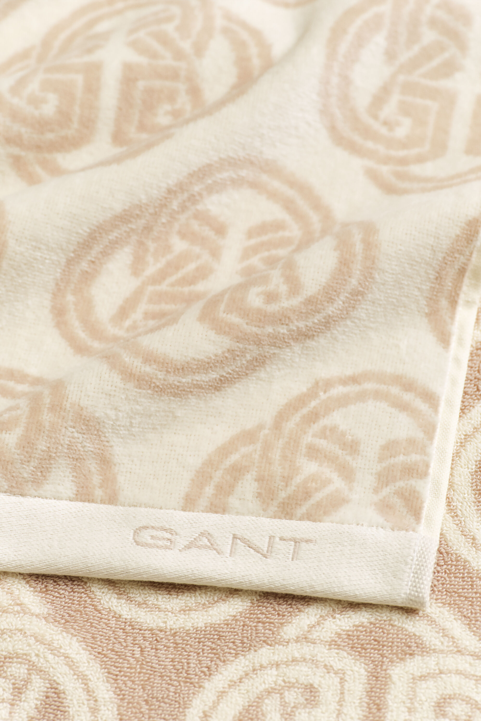 Monogram handduk 70 x 140