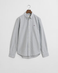 Slim fit klassisk randig oxfordskjorta