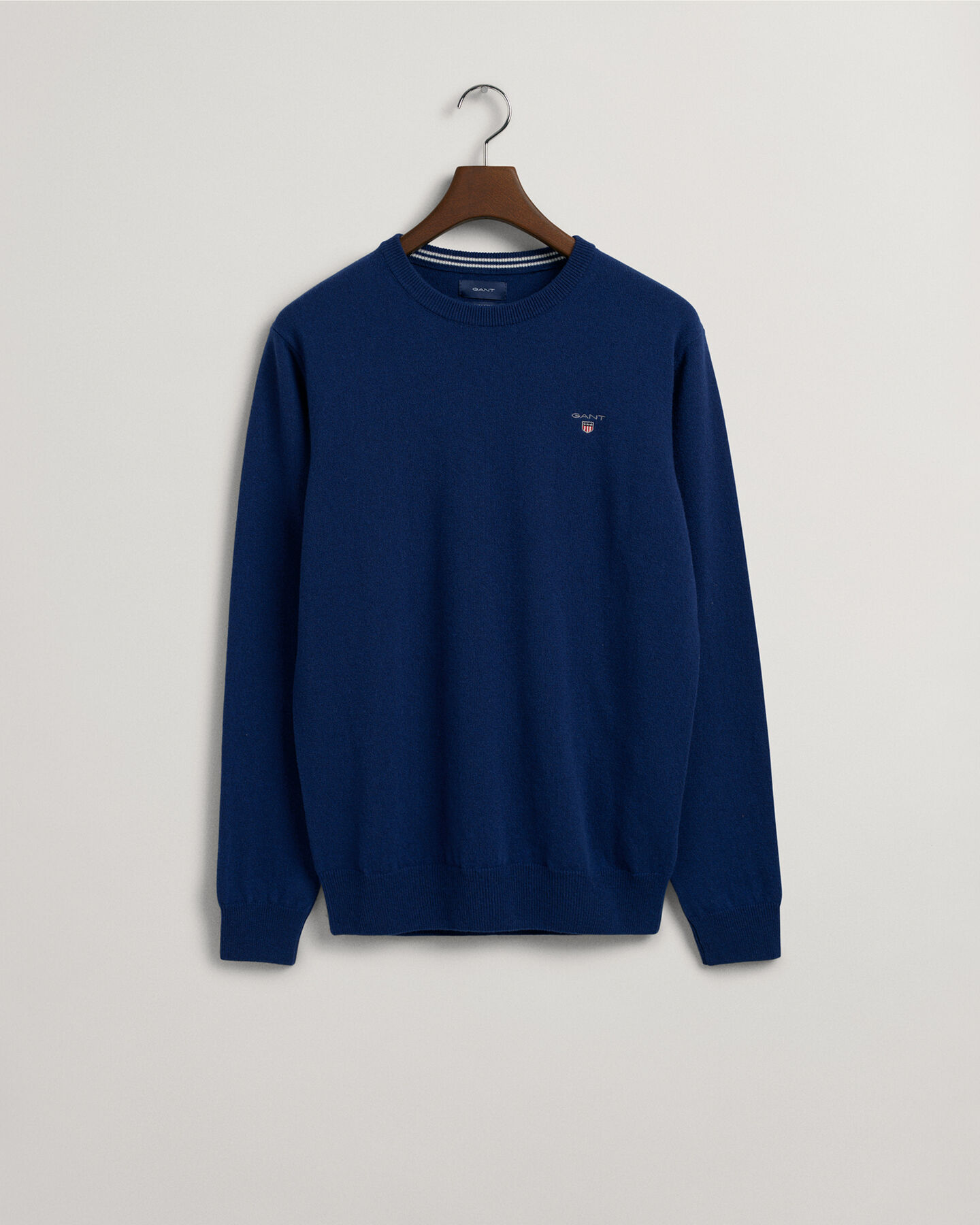 Crew neck tr&ouml;ja i superfin lammull