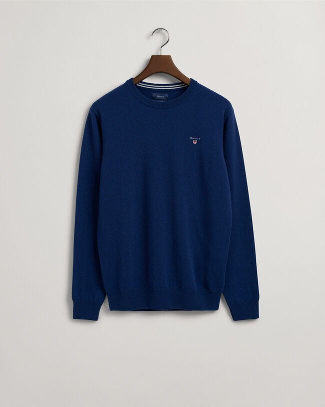 Crew neck tr&ouml;ja i superfin lammull