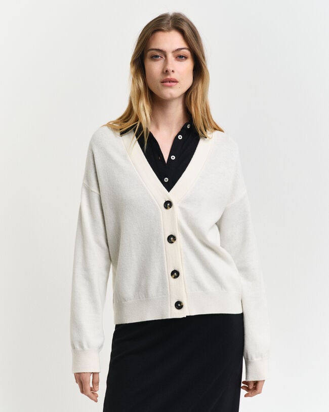 Kofta i superfin lammull