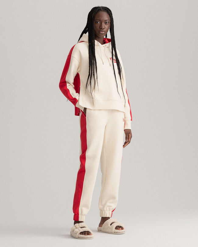 Color sweatpants med f&auml;rgblock