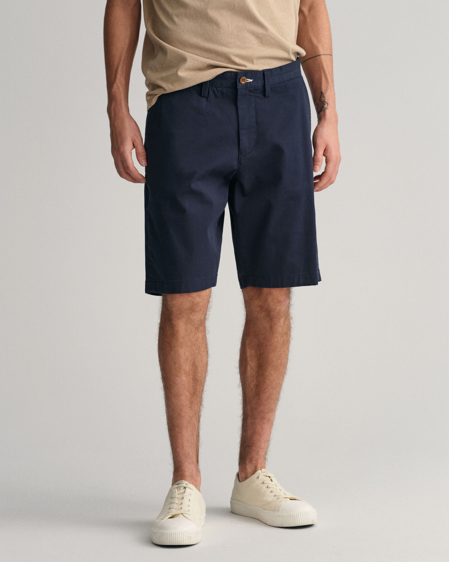 Relaxed fit twillshorts