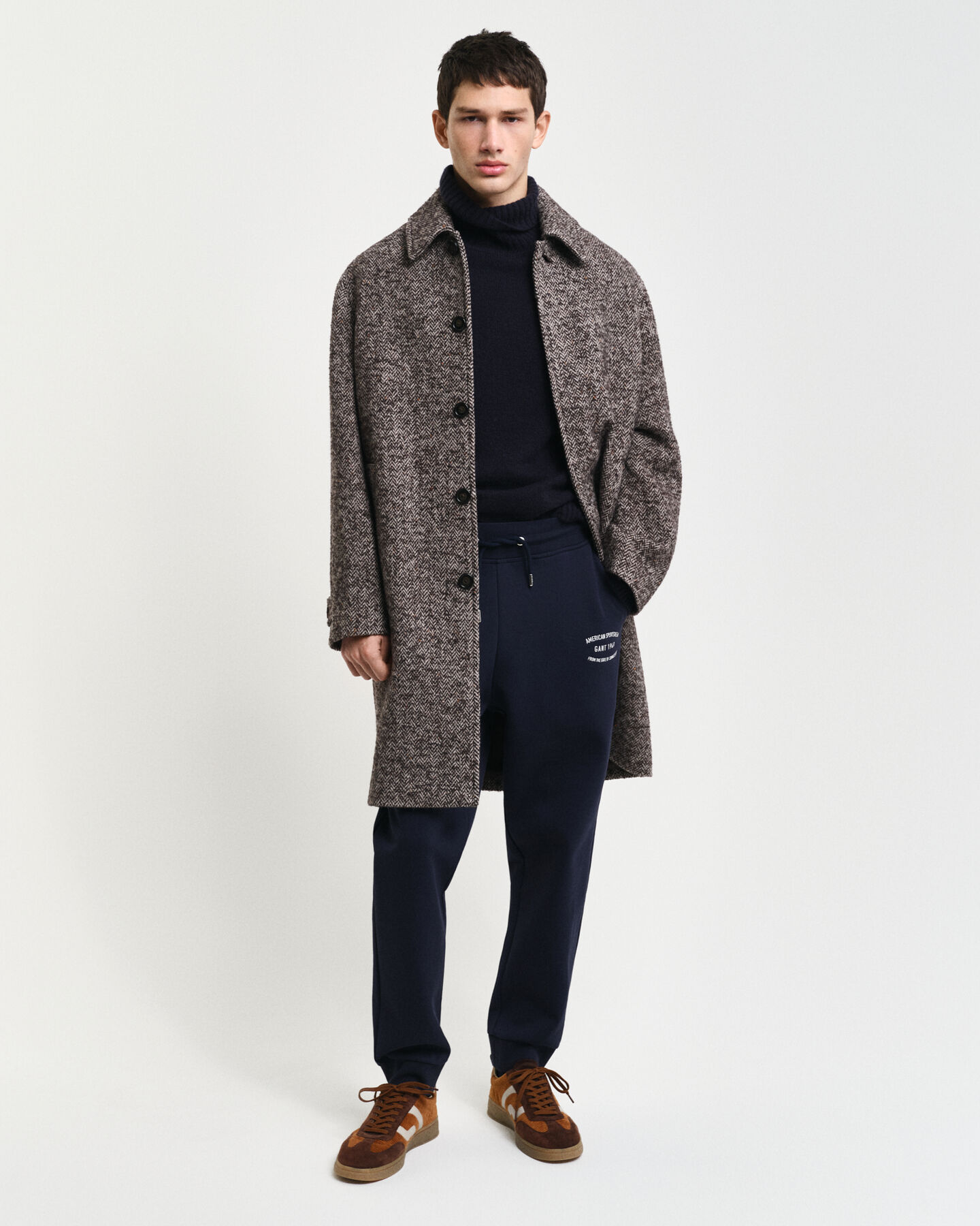 Sweatpants med litet tryck