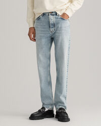 Heritage Worn tv&auml;ttade jeans