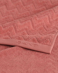 Jacquardvävd fiskbensmönstrad handduk 50 x 70