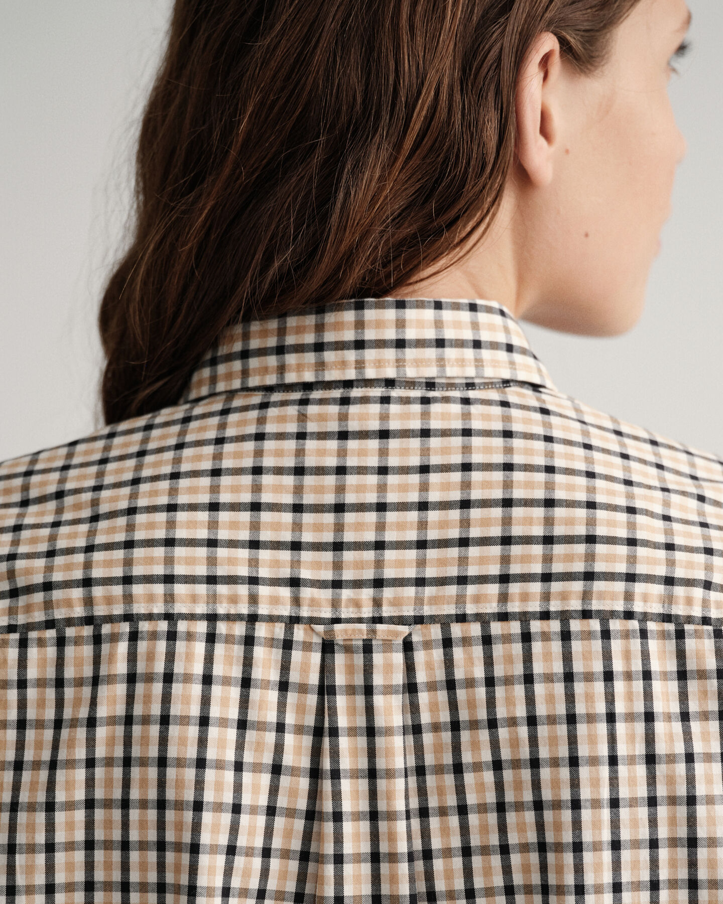 Oversized rutig skjorta