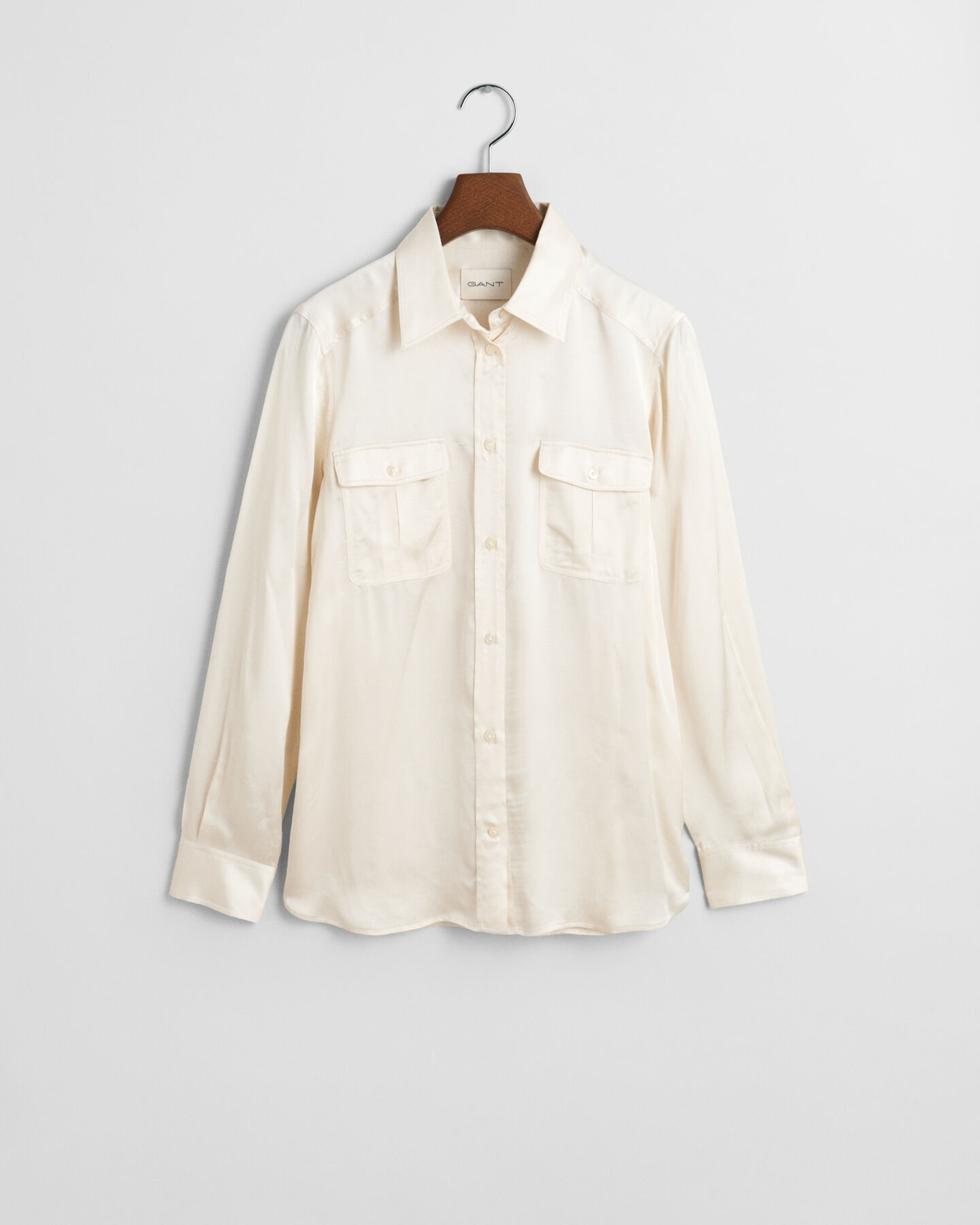 Regular fit skjorta med fickor