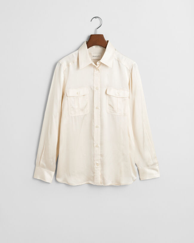 Regular fit skjorta med fickor