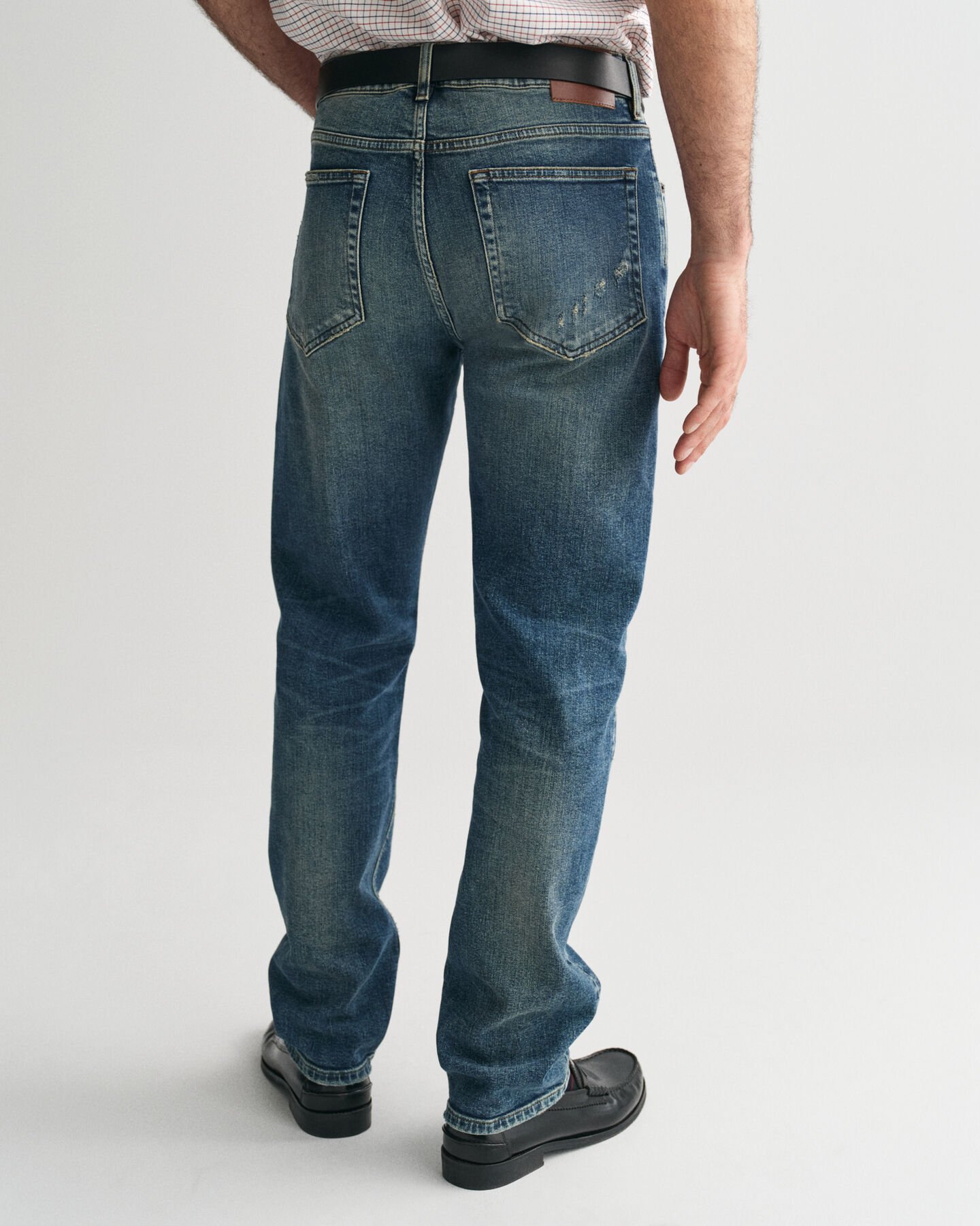 Regular fit jeans i vintagetv&auml;tt