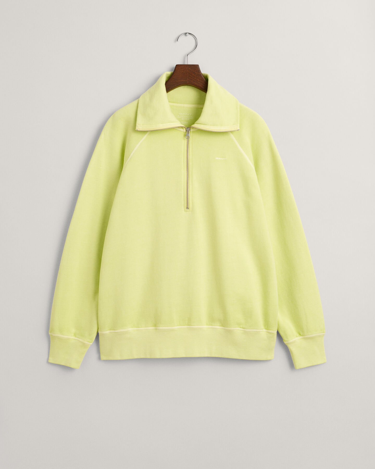 Sunfaded Sweatshirt med halv dragkedja