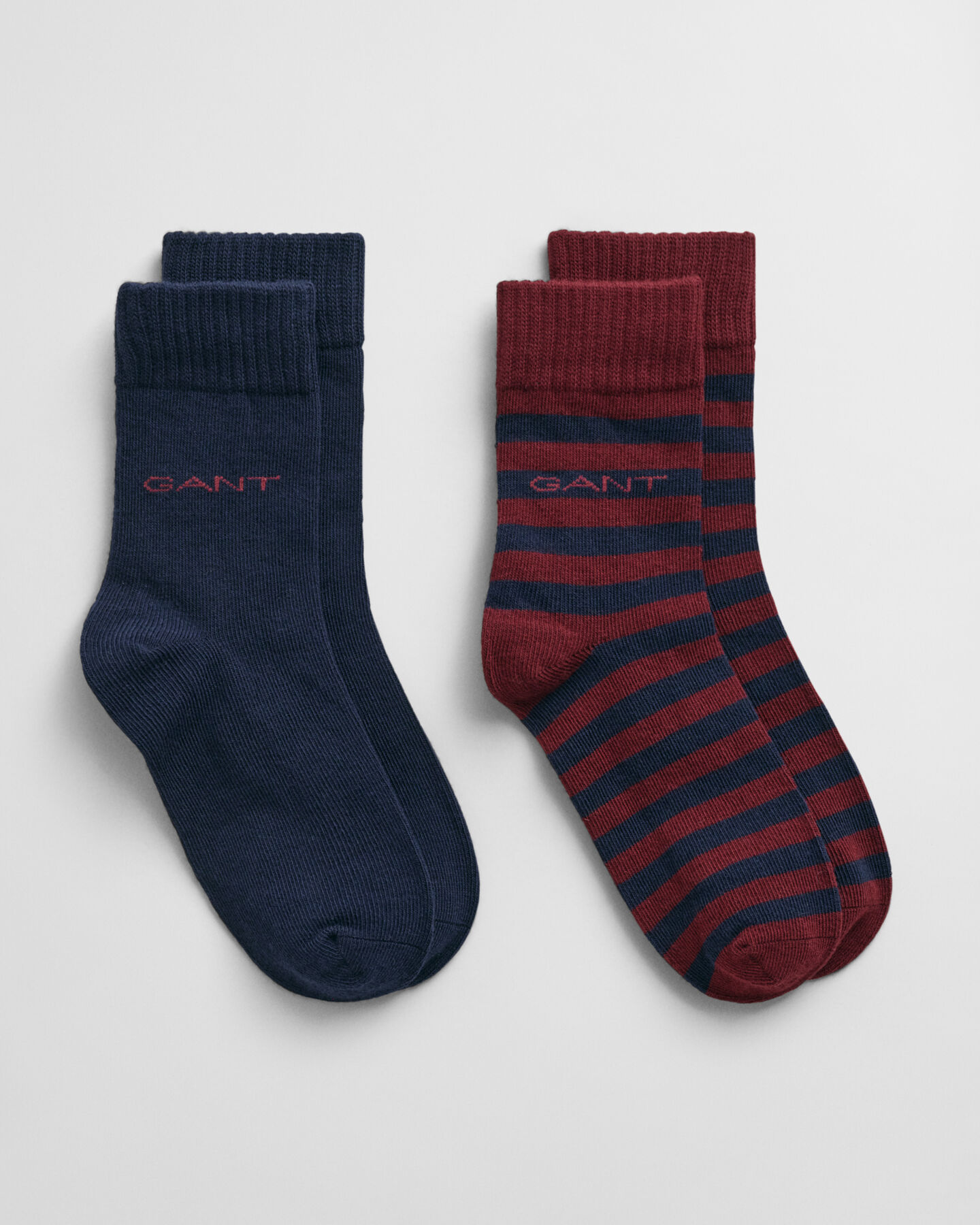 Kids tv&aring;pack randiga strumpor