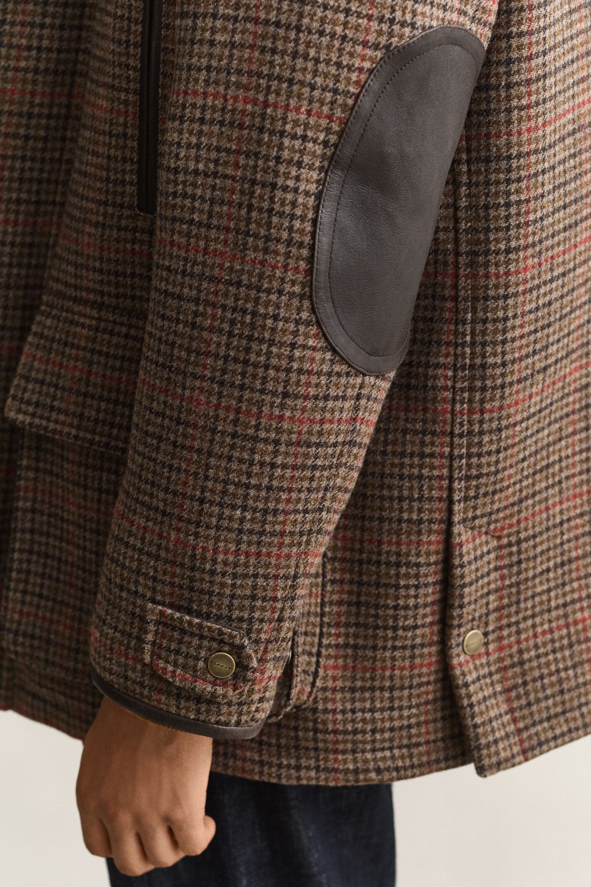 Jacka i decker-stil i brittisk tweed