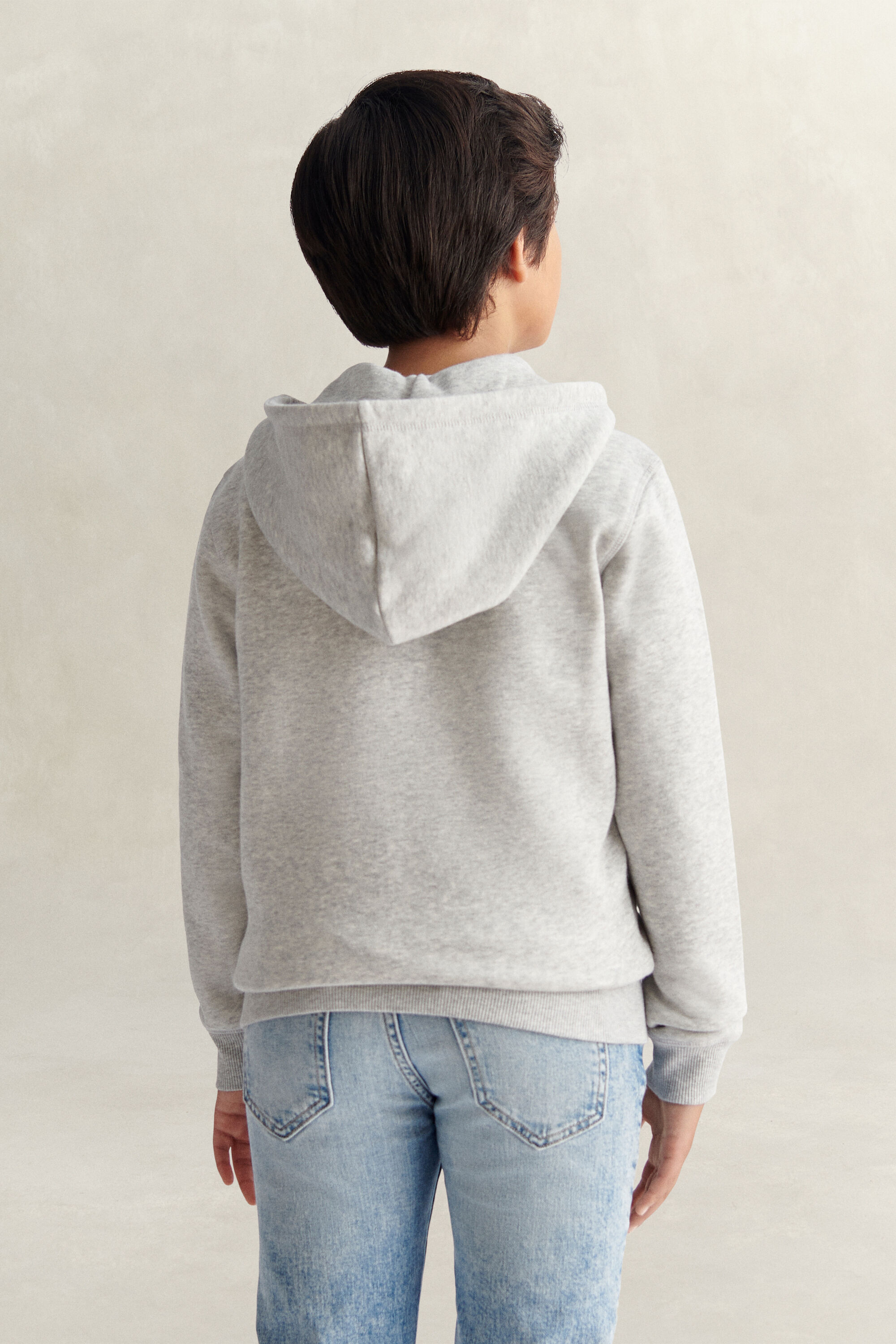 Teens Shield hoodie med dragkedja