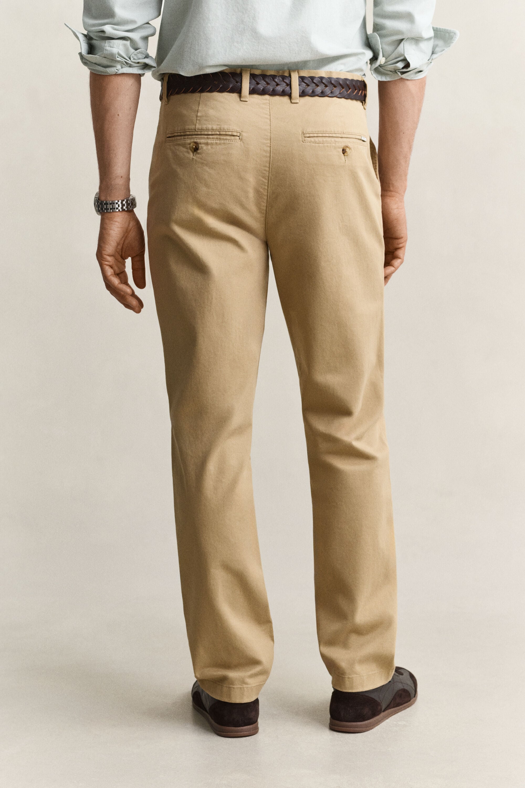 Klassiska chinos med regular fit
