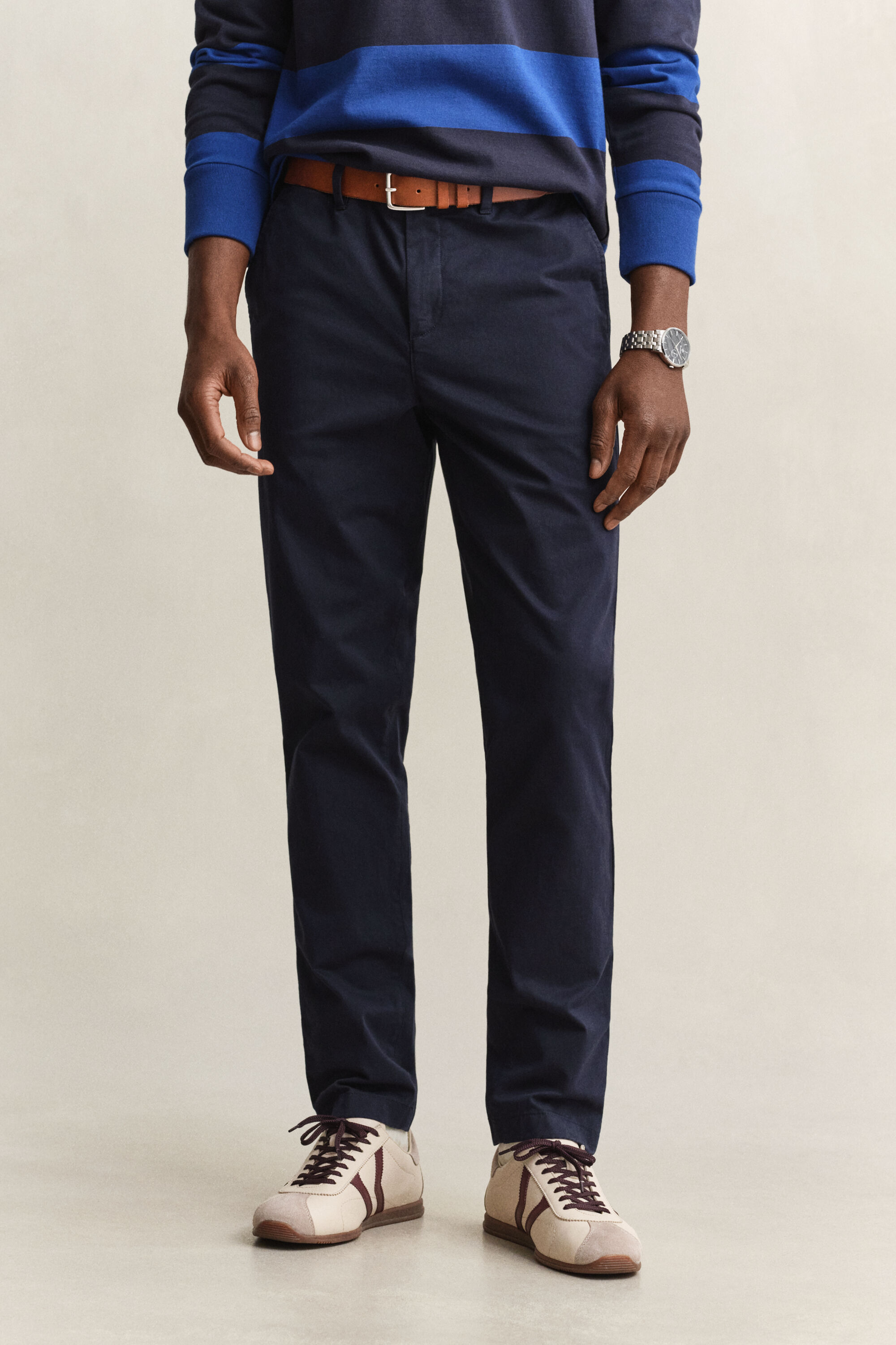 Klassiska chinos med slim fit