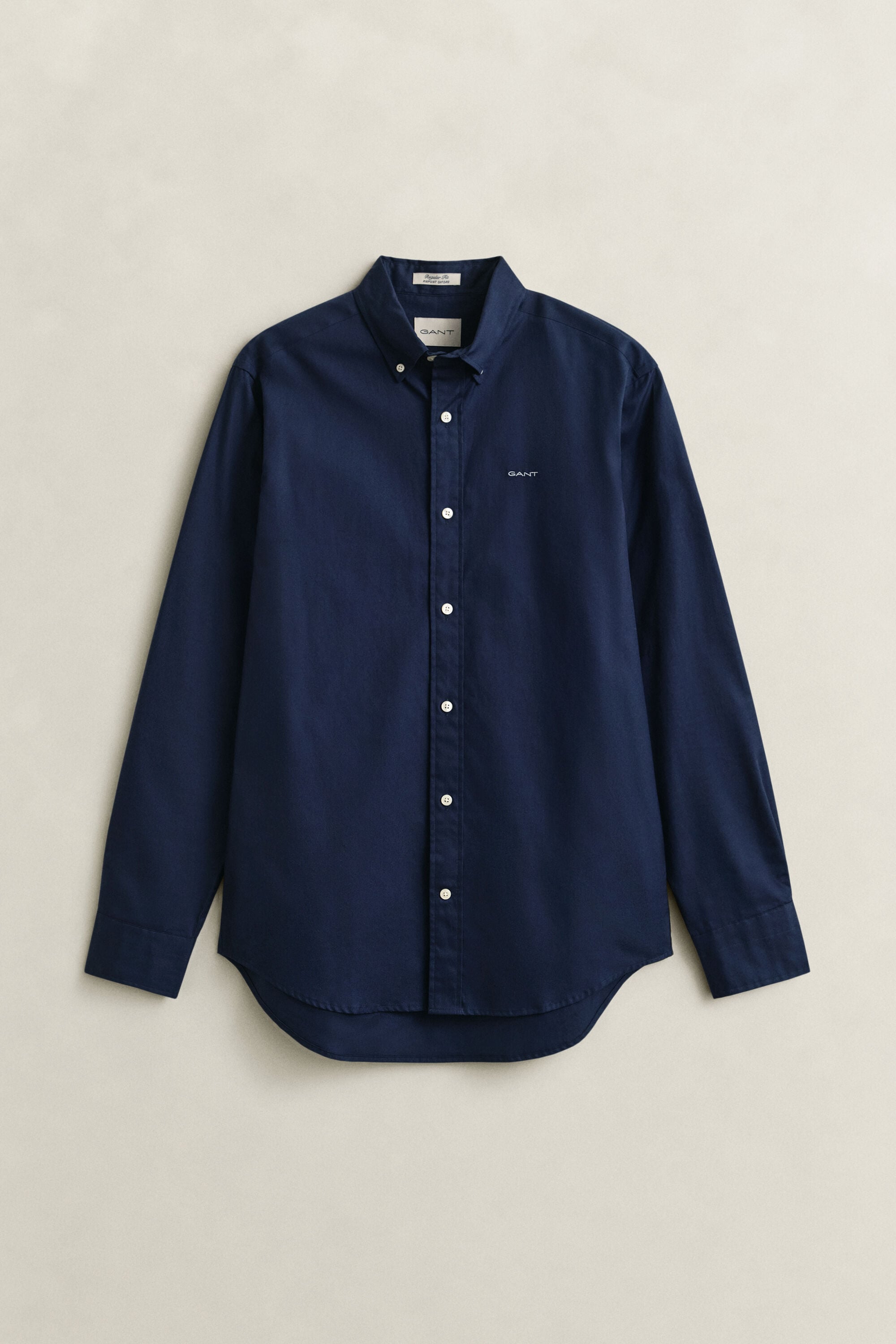 Regular fit pinpointvävd oxfordskjorta