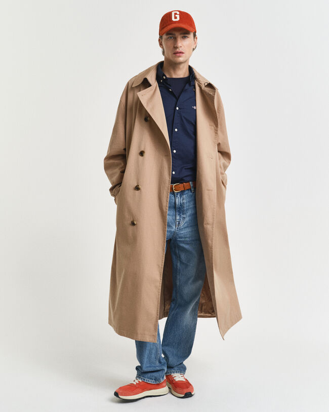 Slim fit klassisk poplinskjorta