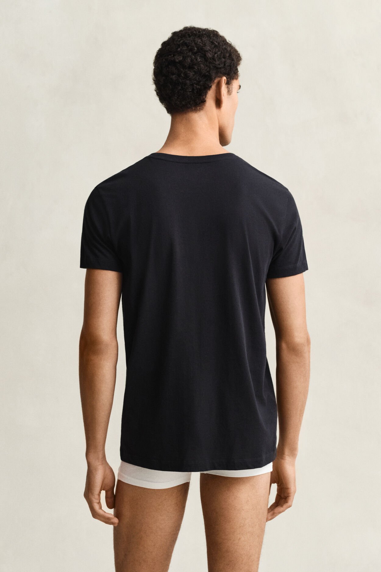 Tvåpack rundhalsade T-shirtar