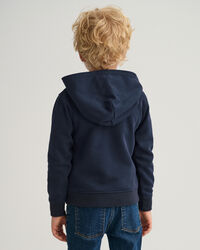 Boys Graphic hoodie med hellång dragkedja