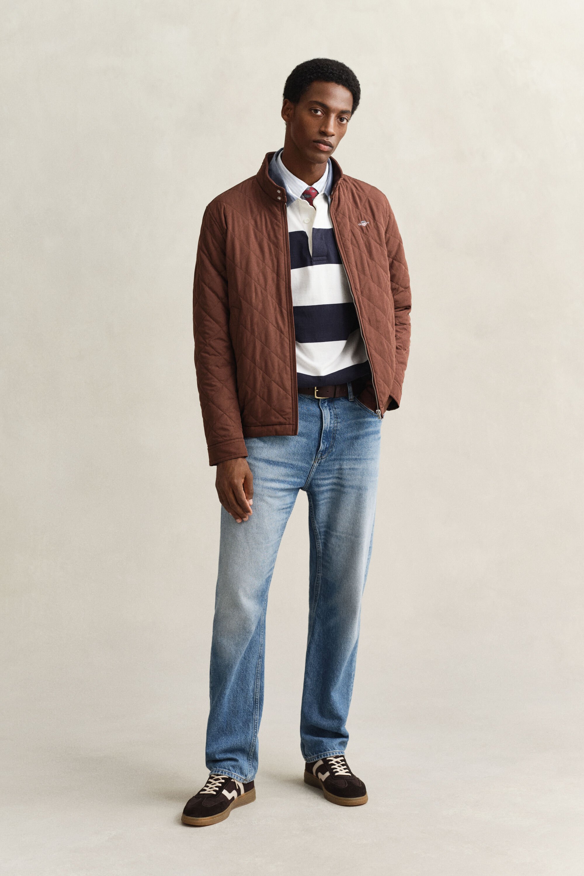 Quiltad Windcheater jacka