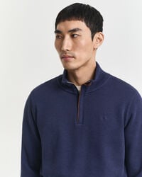 Sacker Rib sweatshirt med half-zip