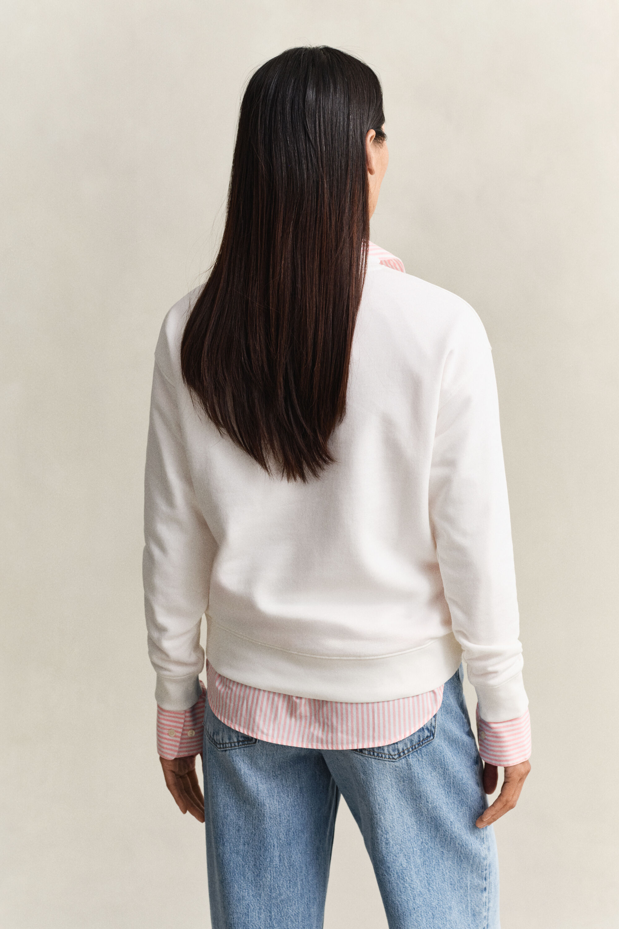 Sweatshirt med repmotiv