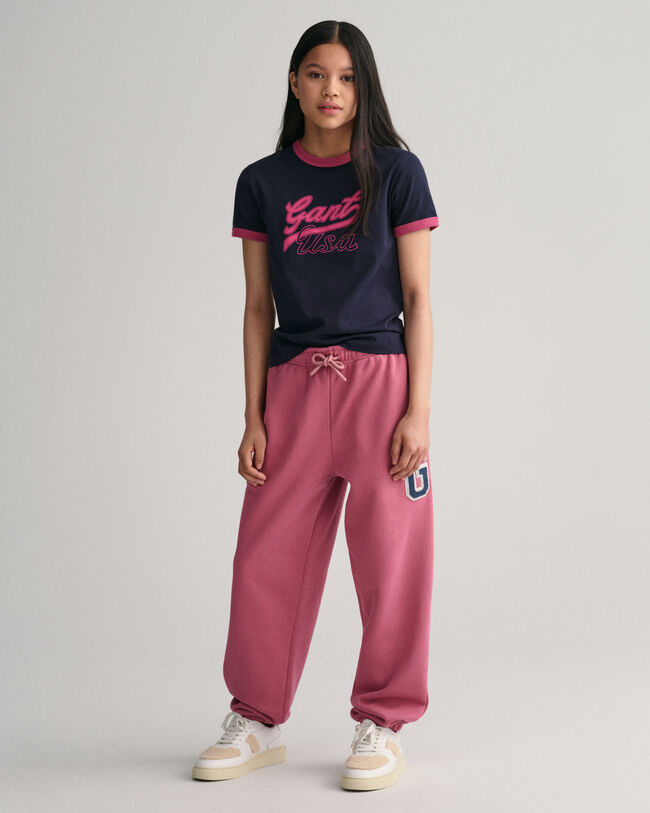 Teen Girls cropped GANT USA T-shirt