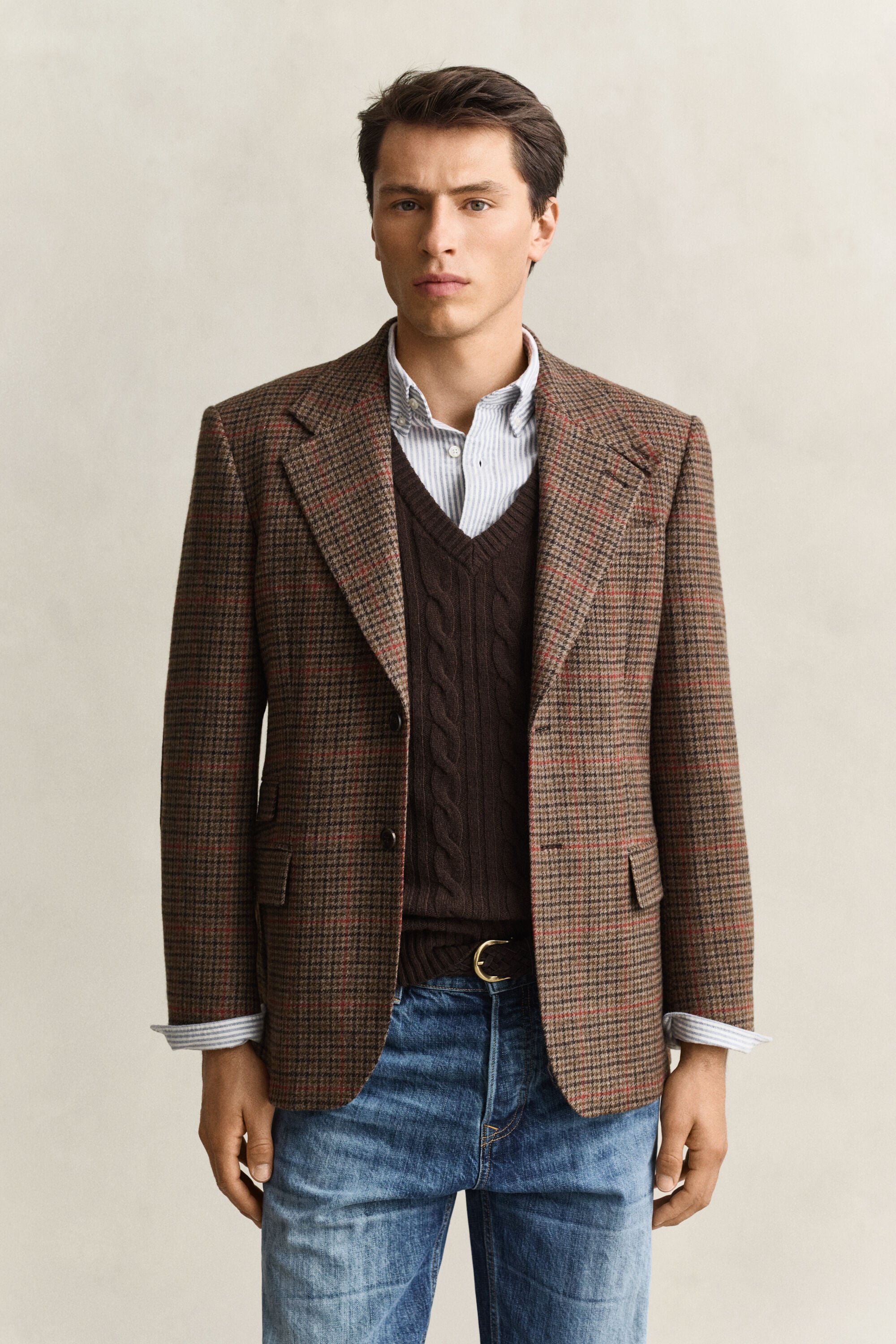 Sportjacka i brittisk tweed