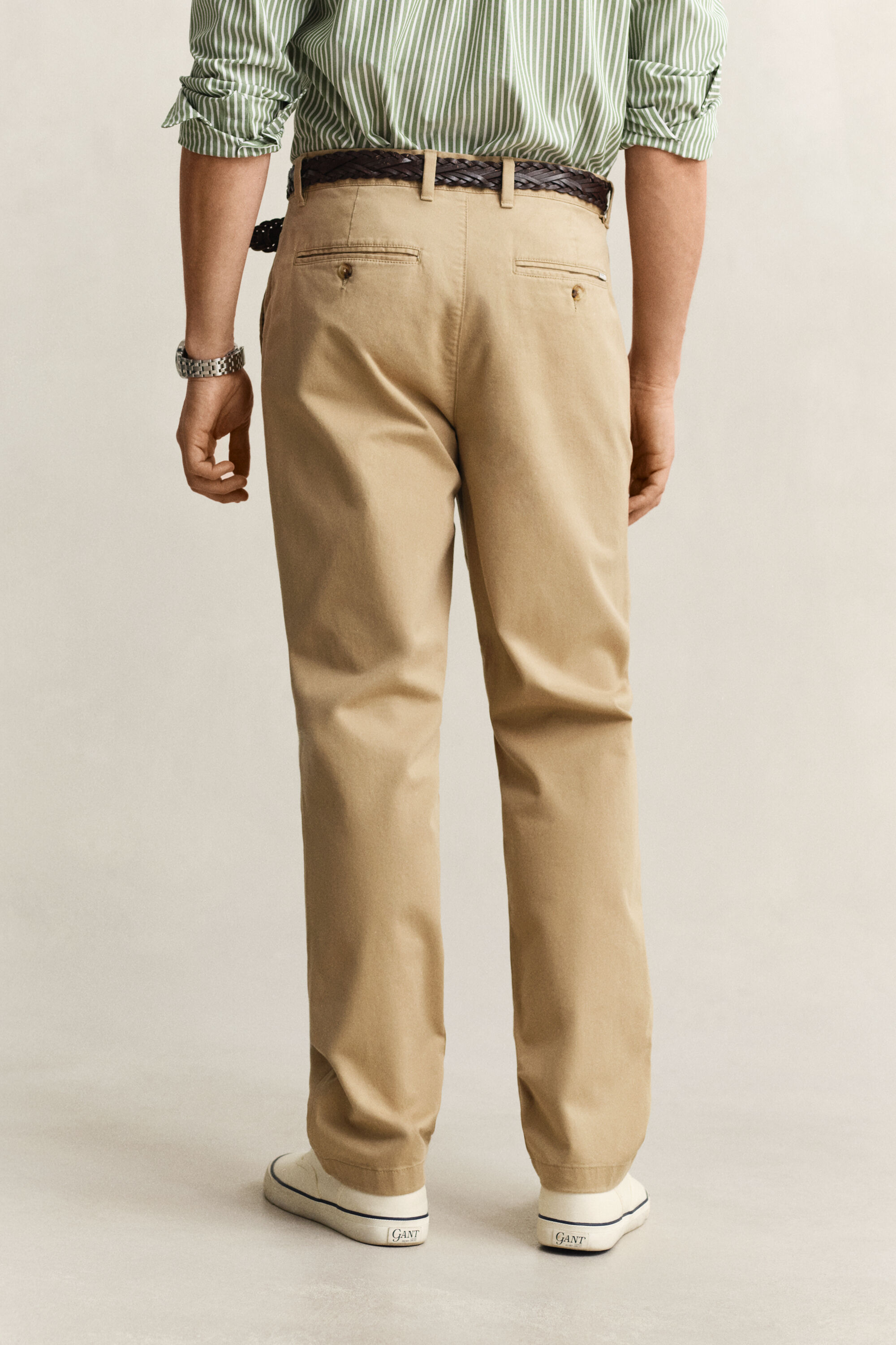 Klassiska chinos med regular fit