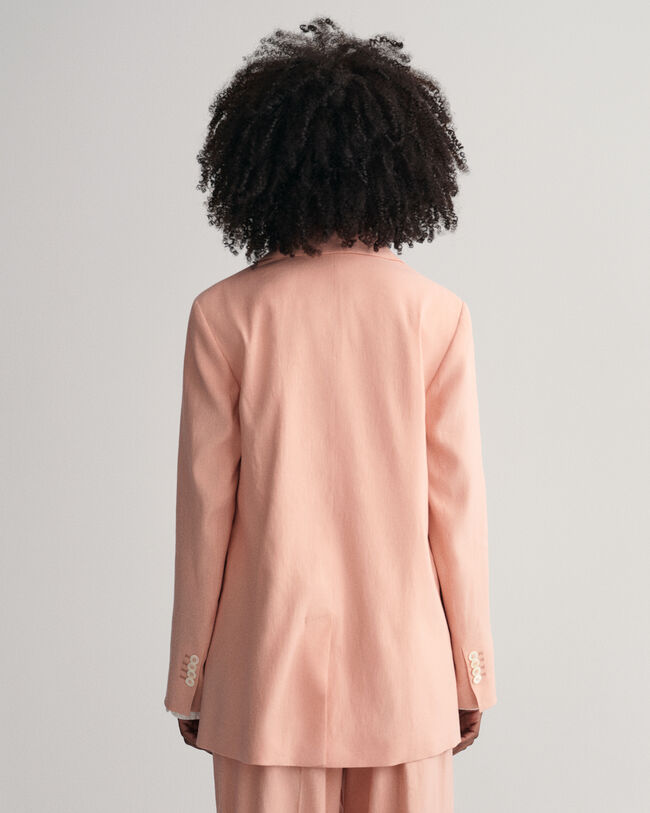 Regular Fit Stretchig linneblazer