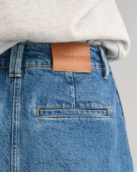 Denimkjol med sprund