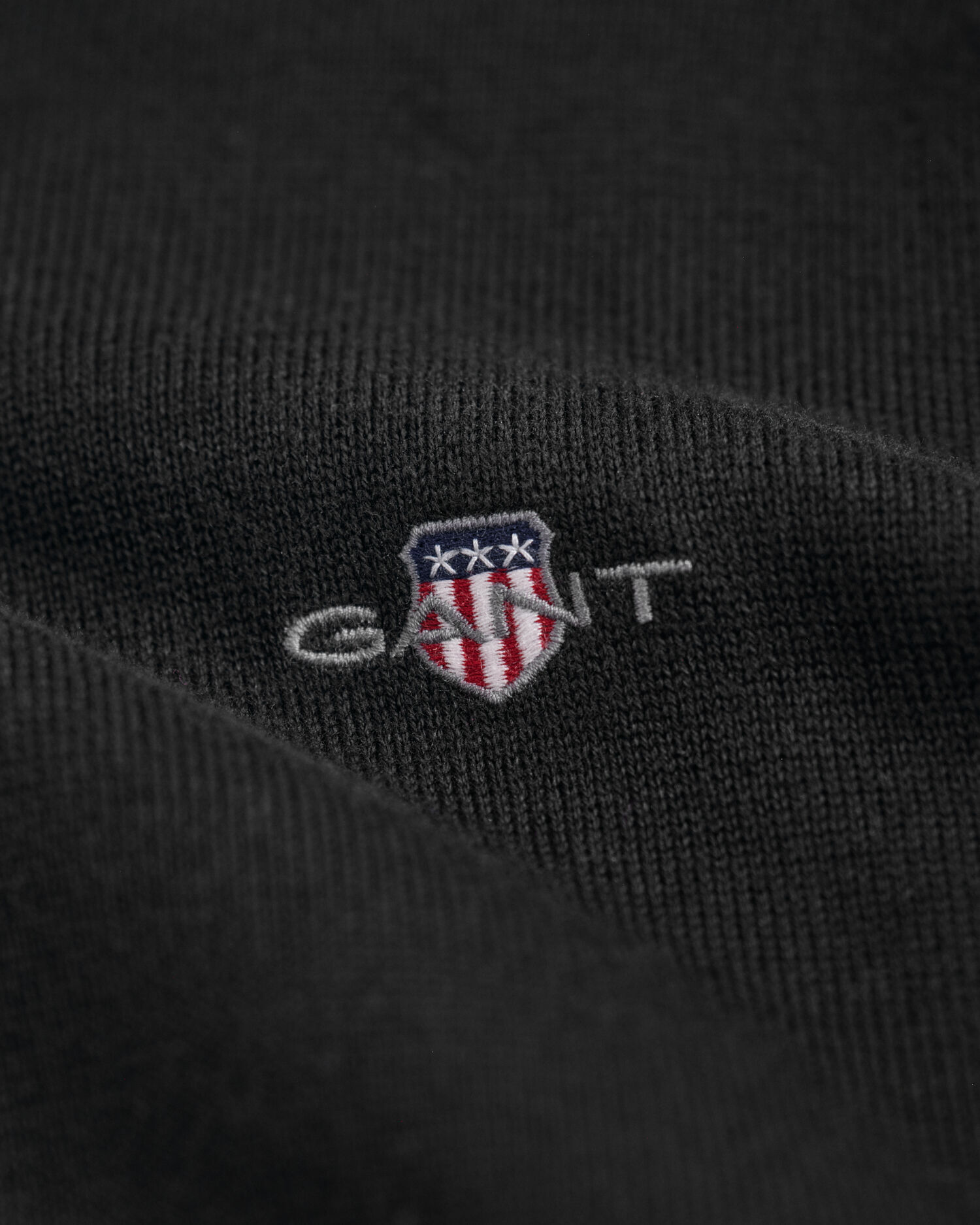 Rundhalsad tröja i bomull