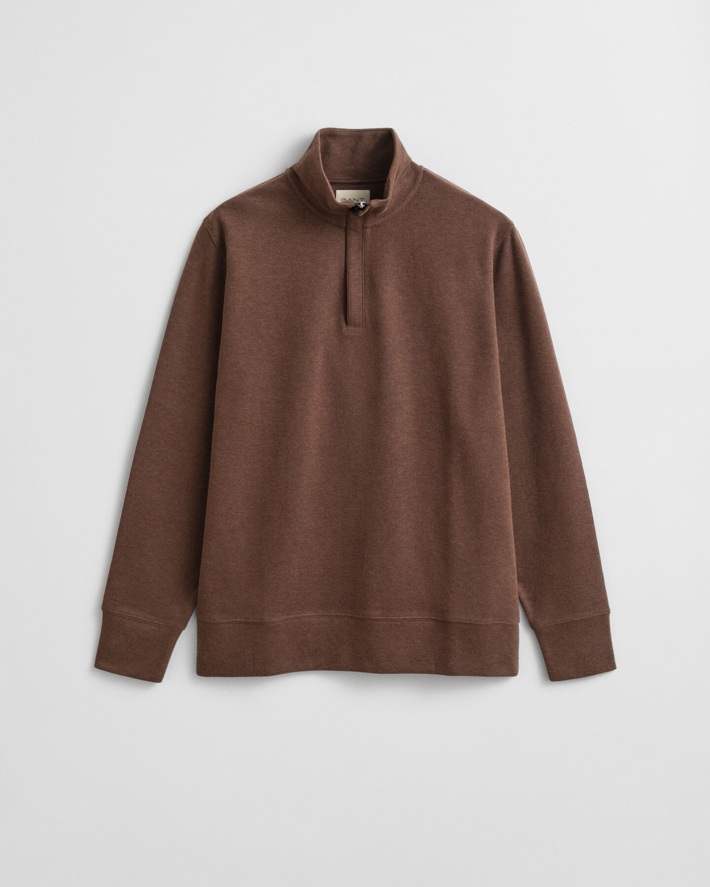 Sacker Rib sweatshirt med half-zip