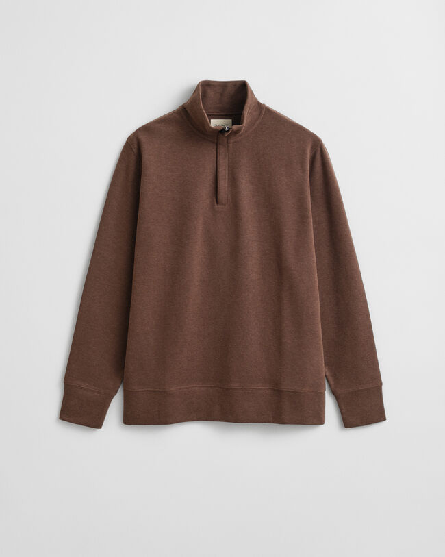 Sacker Rib sweatshirt med half-zip