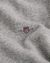 V-ringad tröja i superfin lammull