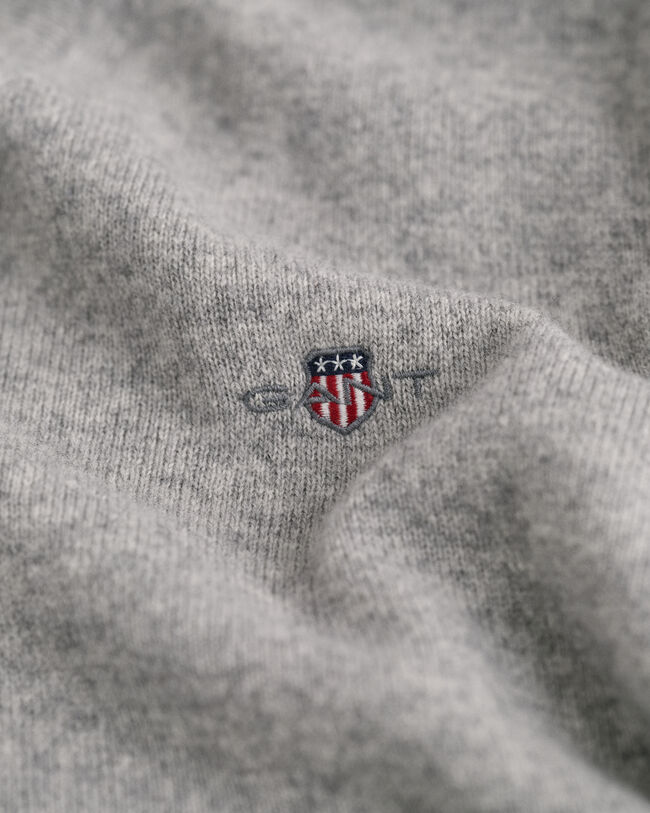 V-ringad tröja i superfin lammull