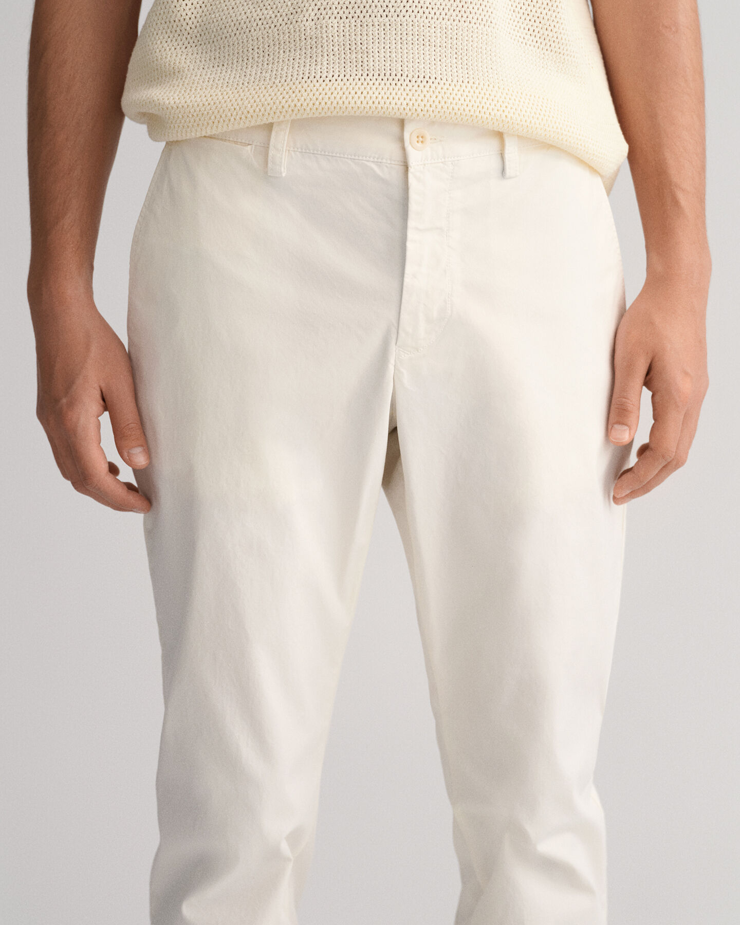 Hallden Slim fit Sunfaded chinos