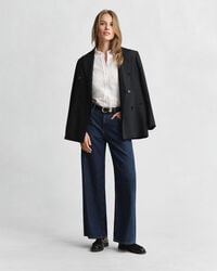 Slim fit oxfordskjorta med stretch