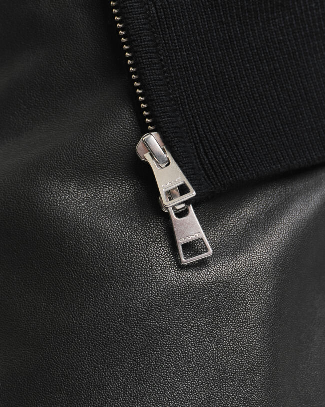 Bomullscardigan med struktur och dragkedja