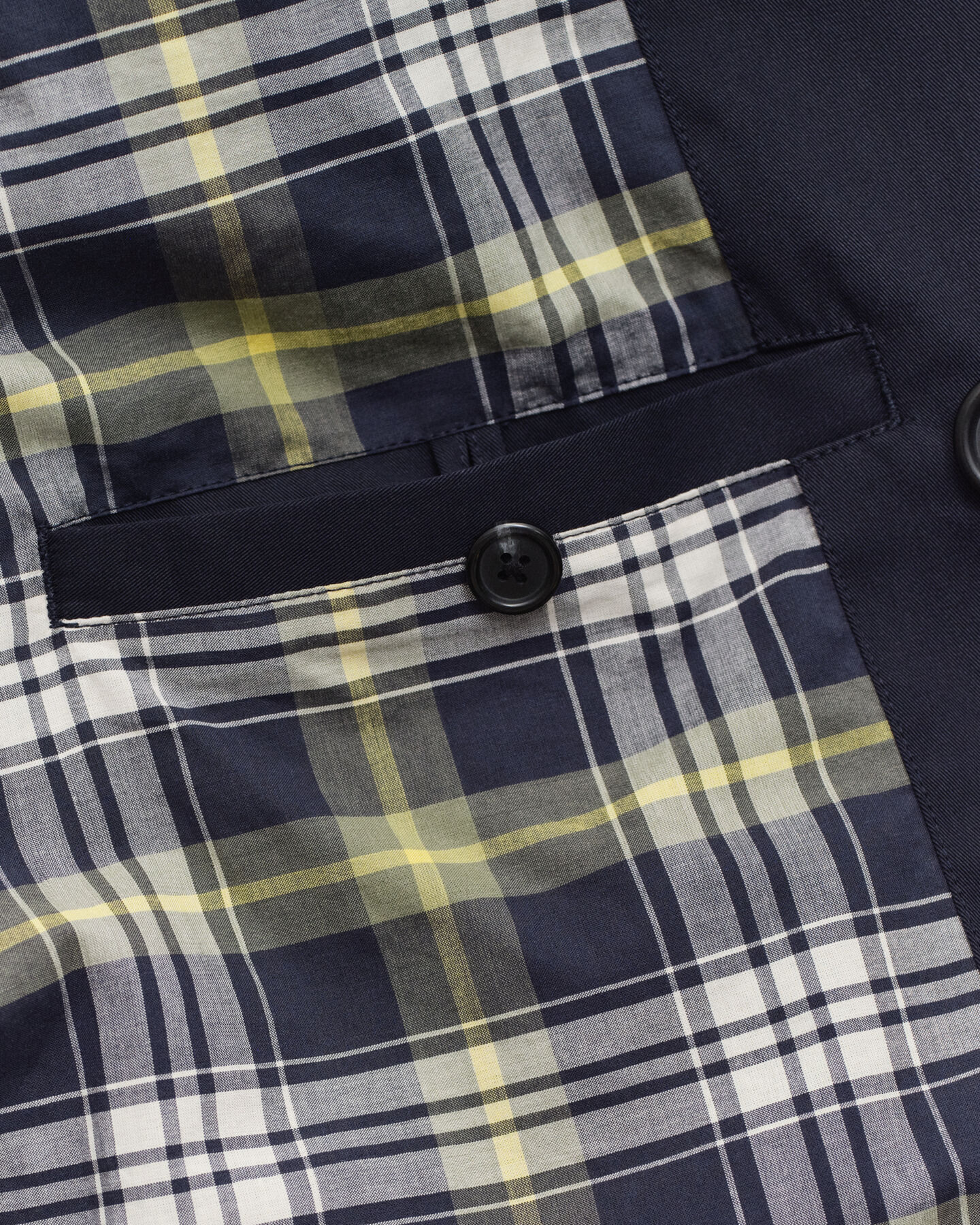 Trenchcoat i bomullsblandning