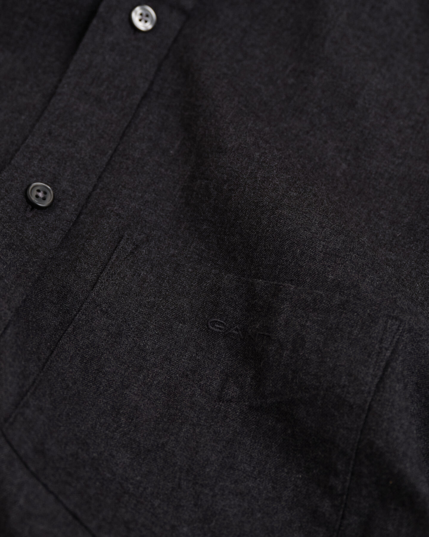 Regular fit melerad flanellskjorta