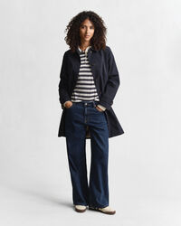 Långärmad randig pikétröja