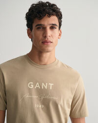 T-shirt med GANT-tryck