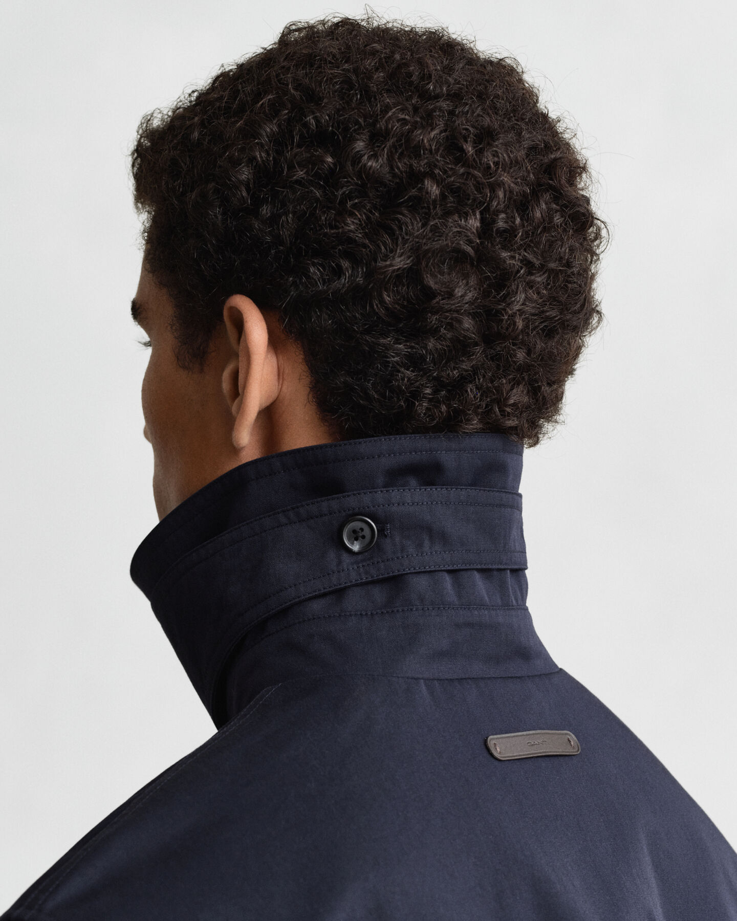 Trenchcoat i bomullsblandning